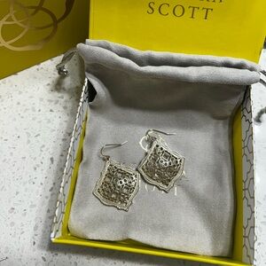 Kendra Scott Kirsten Gold Filigree mix Earrings